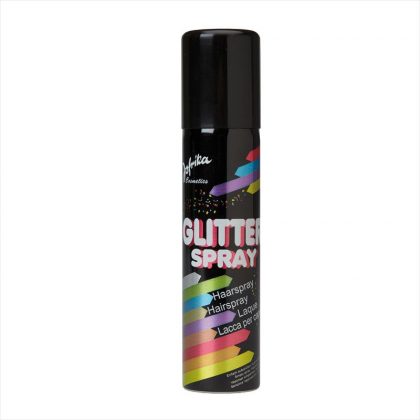 Foto - glitterspray stříbrný na vlasy