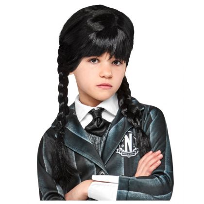 Foto - Wednesday Addams dětská paruka