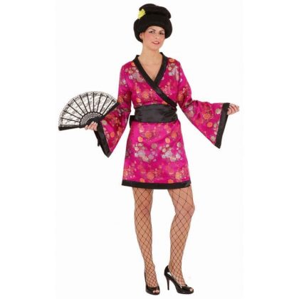 Foto - kostým sexy kimono růžové