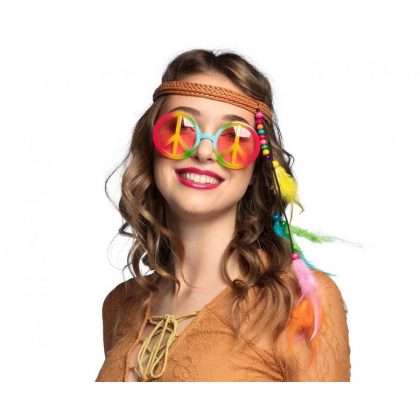 Foto - hippie Bohemian set (čelenka a brýle)