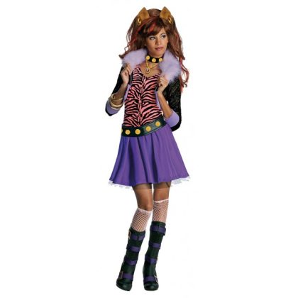 Foto - dívčí kostým Clawdeen Wolf Monster High 3-4 roky