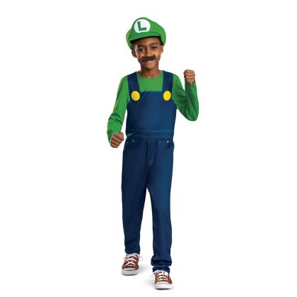 Foto - dětský kostým Luigi Super Mario