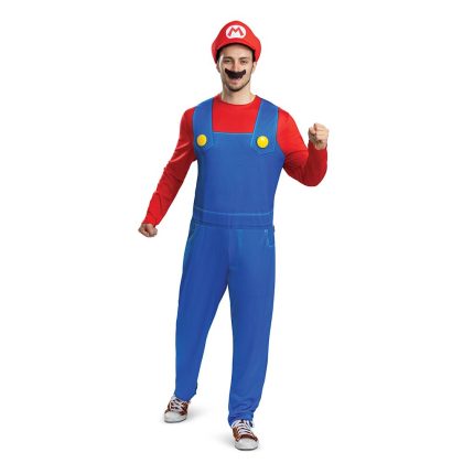 Foto - dospělý kostým Super Mario unisex